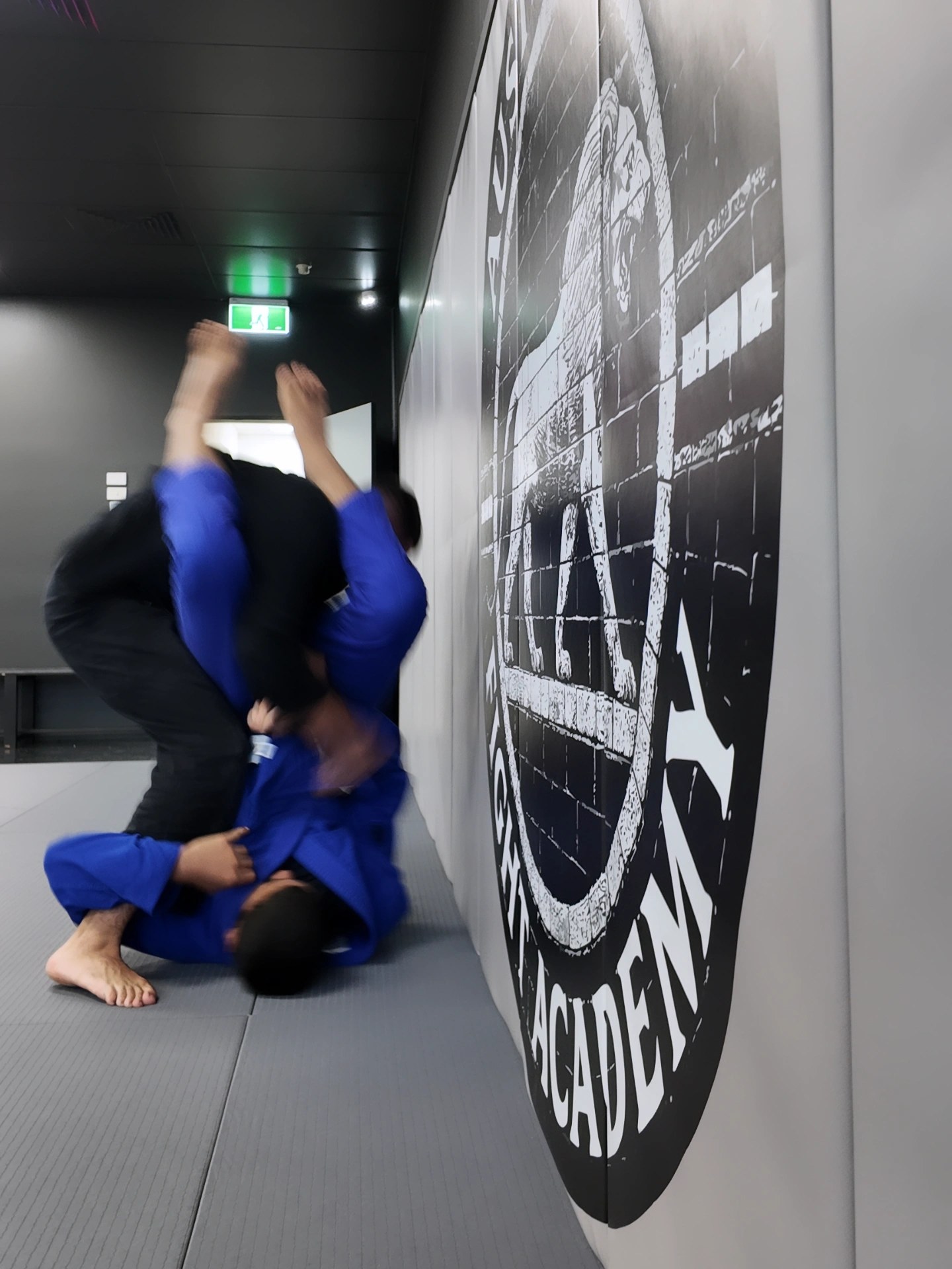 BJJ students grappling at Australian Fight Academy